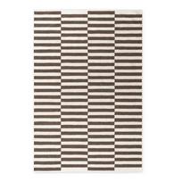 Apverčiamas/rankų darbo baltos spalvos/rudos spalvos iš vilnos kilimas 200x300 cm Vika – Hanse Home