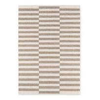 Apverčiamas/rankų darbo baltos spalvos/pilkos spalvos iš vilnos kilimas 160x230 cm Vika – Hanse Home
