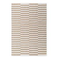 Apverčiamas/rankų darbo baltos spalvos/šviesiai rudos spalvos iš vilnos kilimas 200x300 cm Vika – Hanse Home