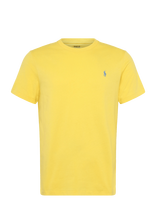 Polo Ralph Lauren - Custom Slim Fit Jersey Crewneck T-Shirt - Marškinėliai trumpomis rankovėmis - Geltona