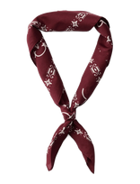 Selected - Slmnicolaj Bandana - Lengvas šalikas - Burgundiška splava