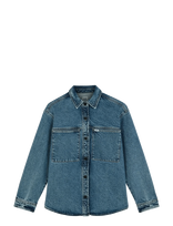 Lee Jeans - Relaxed Utility Overshirt - Džinsiniai marškiniai - Mėlyna