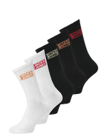 Jack & Jones - Jacdaze Tennis Socks 5 Pack Jnr Btw - Kojinės - Juoda