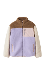 Name It - Nkfmacey Teddy Jacket Block - Flisinė striukė - Violetinė