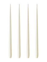 Ester & Erik - Slim Candle 24Cm 4-Pack - Žvakė - Kreminė spalva
