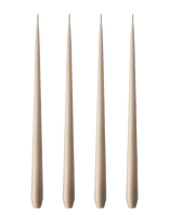 Ester & Erik - Slim Candle 24Cm 4-Pack - Žvakė - Smėlio