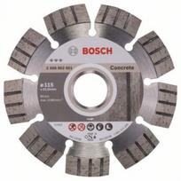Bosch pjovimo diskas betonui 2608602652, Ø125mm, skylė 22,23mm, segmentas 12mm, pjūvis 2,2mm, lazeriu suvirintas
