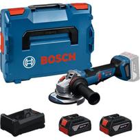 Bosch PRO GWS18V-11PS 06019N4302, kampinis šlifuoklis, 18V, 125mm, 2x5.0Ah, 3000-9000min-1, M14, KickBack Control