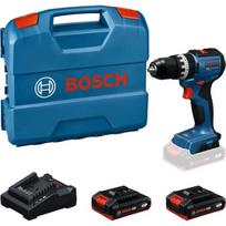 BOSCH GSB18V-52 06019S0123 atsuktuvas gręžtuvas, 18V, 2x2.0Ah, 25/52/70Nm, 500-1900aps./min., bešepetėlis variklis