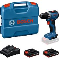 Bosch GSR18V-52 06019S0025, gręžtuvas-atsuktuvas, 18V, 2x2.0Ah, 25/52/70Nm, 500/1900aps/min, 1.5-13mm, bešepetis variklis