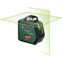 Bosch PLL360-15G 0603663K00 kryžminių linijų lazeris, 30m, ±0,4mm/m, 120°, IP54, žalias lazeris, USB-C įkrovimas