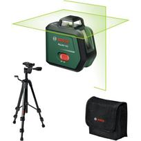 Bosch PLL360-15G komplektas 0603663K01, 30m, ±0,4mm/m, 120°, 3,6V 2,0Ah, IP54, žalias lazeris