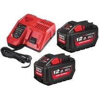 Milwaukee M18 HNRGO3-122 4932492935, 2x12.0Ah, 18V, Li-ion, M18 HB12, M18 DFC, greitasis įkroviklis