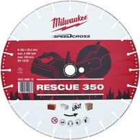 Milwaukee 4932498618 deimantinis pjovimo diskas, 350 mm, 25,4 mm anga, pjovimui, plyta, statybinės medžiagos, metalas, Speedcross
