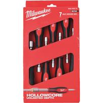 Milwaukee 4932492372 HOLLOWCORE veržliarakčių komplektas, M3-M8, 5-13 mm, 7 vnt., 6 briaunų galvutė, neriboto gylio rankena
