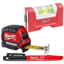 Milwaukee matavimo ir žymėjimo rinkinys 4932480552, 3 vnt., 5m, 27mm, 100mm gulsčiukas, žymeklis