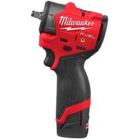 Milwaukee M12 FSCIWF38-252X 4933498970, 12V, 3/8", 271Nm, 305Nm, 4 greičiai, 2x2,5Ah, be šepetėlių, LED, HD Box