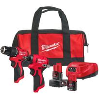 Milwaukee M12 BLPP2B-422B 4933500425, 12V, 2x2/4Ah, 2 akumuliatoriai, įkroviklis, krepšys