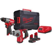Milwaukee M12 FUEL PowerPack komplektas M12 FPP2BG2-502X 4933500138, 18V, 2x5Ah, HD Box, 2 baterijos