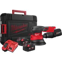 Milwaukee M18 FROS125-502X 4933498254, 125mm, 18V, 5Ah, 2x akumuliatoriai, 6000-12000rpm, 2.38mm, 6.63m/s², be šepetėlių, VacLink