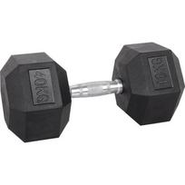 Šešiakampis hantelis inSPORTline Hexsteel 40 kg