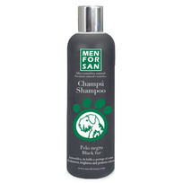 Men For San šampūnas juodam kailiui šunims, 300 ml