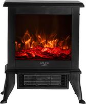 Adler Kominek elektryczny | 2 poziomy grzania: 1000W / 1800W | Efekt 3D płomienia | Termostat Adler Adler