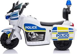 Nenurodyta_V Vaikiškas elektrinis motociklas Police, mėlyna/balta