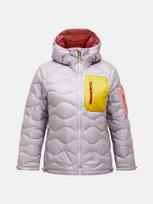 Peak Performance Kurtka damska puchowa PEAK PERFORMANCE W Helium Utility Down Hood Jacket kolor szary - L