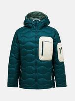 Peak Performance Kurtka puchowa męska PEAK PERFORMANCE M Helium Utility Down Hood Jacket kolor zielony - L
