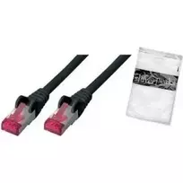Tinklo kabelis ShiverPeaks BS75711-AS 1m Cat6a S/FTP Juodas