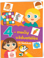 4-mečių užduotėlės su lipdukais - Nėra Autoriaus