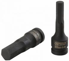 Smūginė galvutė antgalis šešiabriaunė, ilga 1/2" 17mm, KS Tools