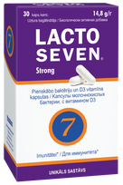 LACTO SEVEN Strong kapsulas, 30 gab.