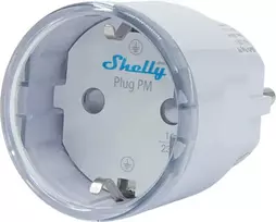 Shelly Plug PM Gen3 Matter 13A išmanioji rozetė, balta, universali