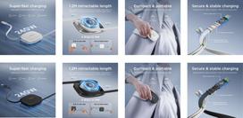 Lenovo Accessories 240W USB-C Retractable Cable (WH)