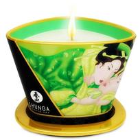 SHUNGA CANDLES - MINI KŪNO MASAŽO ŽVAKĖ ŽALIOJI ARBATA 170 ML