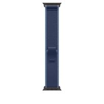 Apple Watch 49mm Blue/Bright Blue Trail Loop - M/L - Black Titanium Finish