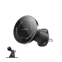 Joyroom JR-ZS502 Car Mount Magnetic Wireless Charger (Air Outlet/ Dashboard Version) 4.7 - 7.0 inch, PD 15W, MagSafe / black