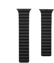 „FIXED“ silikoninė apyrankė „FIXED Magnetic Strap“ su magnetine užsegimo sistema, skirta „Apple Watch“ 38/40/41 mm, juoda