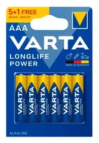 Baterijos – VARTA LR03 Longlife Power 1,25 Ah AAA, 6 vnt.