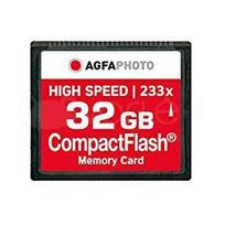 Atminties kortelė AgfaPhoto Compact Flash 32GB didelės spartos 300x MLC