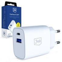 3mk FlowPower 30W 1A1C PD 3.0 QC4+ Wall Charger - White