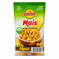 Skrudinti kukurūzai su druska SUNTAT, 200 g