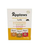 APPLAWS Cat Mix 6x70g Degustacinis multipakas su vištiena maišelyje želėje katėms