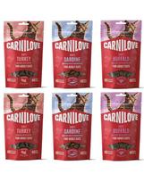 CARNILOVE Soft Snack Mix Skonių 6x50 g minkšti skanėstai katėms