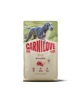 CARNILOVE True Fresh Dog Duck Adult Large Breeds 4 kg – sausas ėdalas su šviežia antiena suaugusiems didelių veislių šunims + CARNILOVE Dog Soft Snack Duck 200 g – minkšti skanėstai šunims su antiena