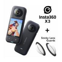 INSTA360 X3 + Sticky Lens Guards sporto kamera CINSAAQ/B / CINSBAQE