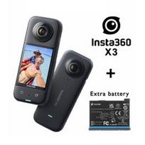 INSTA360 X3 + Extra Battery 1800 mAh sporto kamera CINSAAQ/B / CINAQBT/A