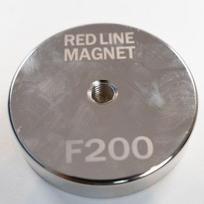 RED LINE MAGNET F200 Search neodymium magnet with breaking force 200kg -220kg metalo detektorius F200